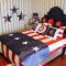 Metal Barn Star Art - American Flag Patriotic 9-Inch Star Star Decor July of 4th Wall Decoration